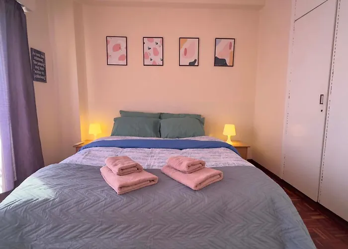 Sea Panorama 2bdr Finikoudes Center *